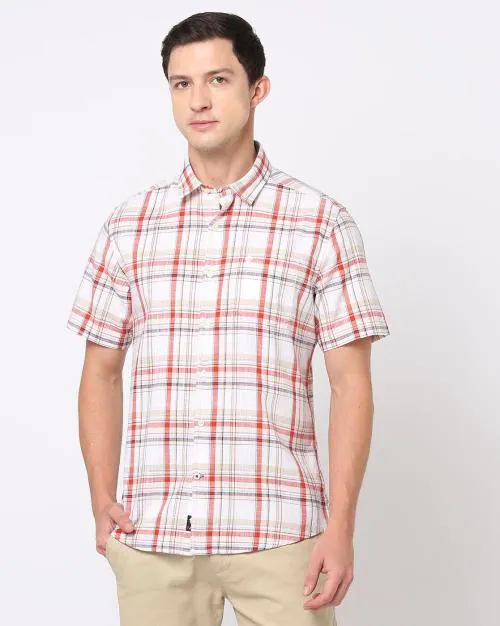 Checked Regular Fit Shirt