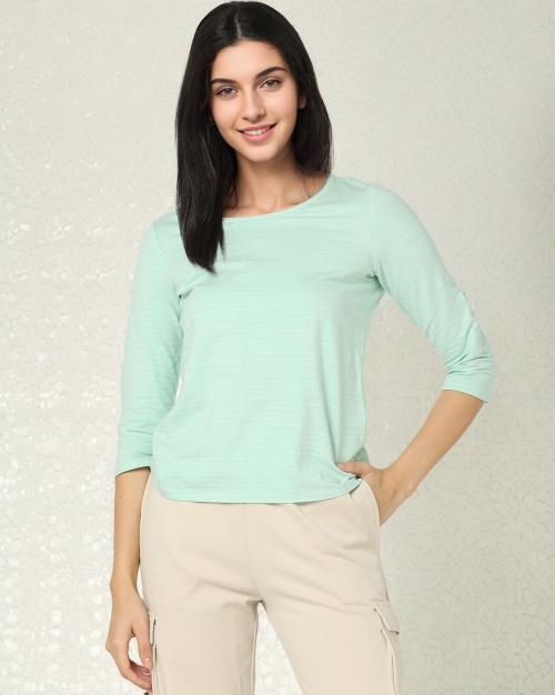 Striped Crew-Neck T-Shirt