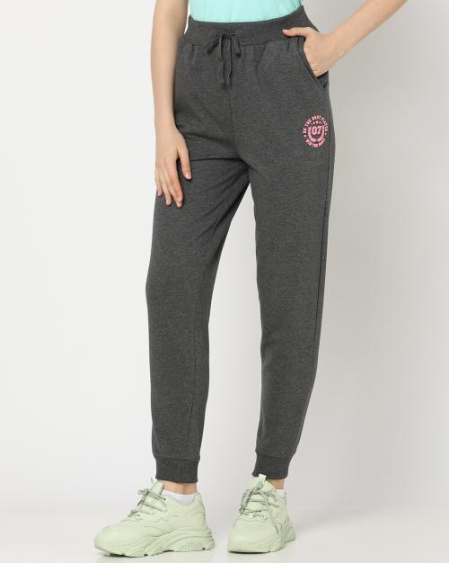Women Relaxed Fit Joggers with Drawstring Waist