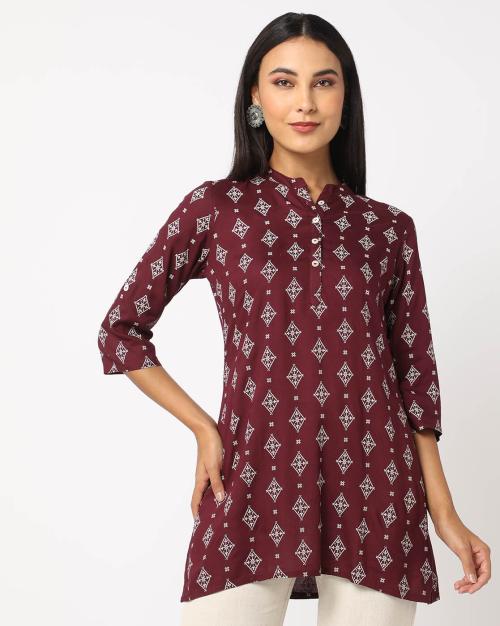 Printed A-Line Kurti