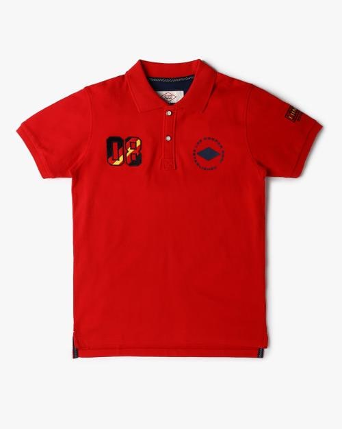 Boys Regular Fit Polo T-Shirt