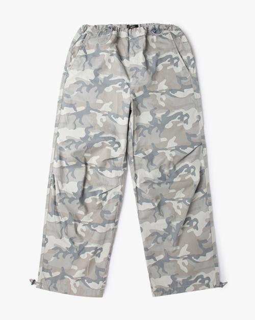 Girls Camouflage Print Utility Military Cargo Pants