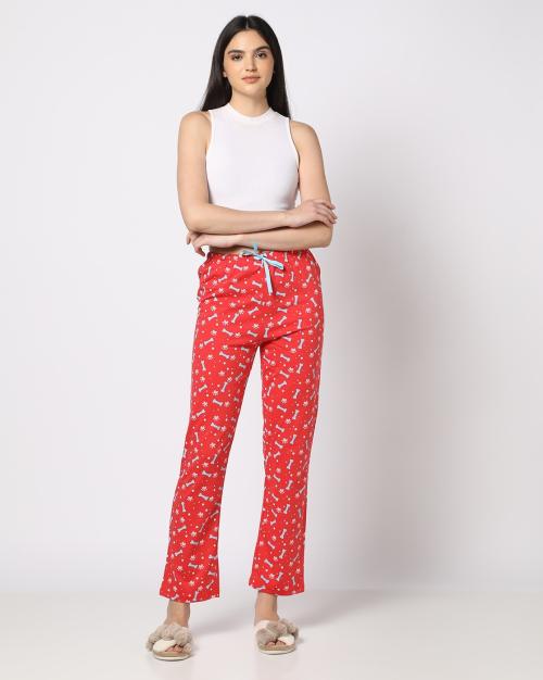 Women Printed Relaxed Fit Pyjamas