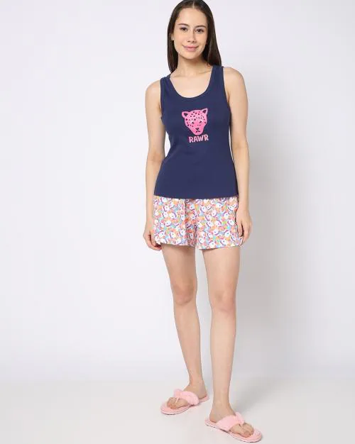 Women Graphic Print Tank Top