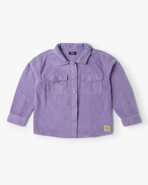 Girls Relaxed Fit Courdroy Shacket