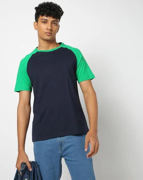 Men Regular Fit Crew-Neck T-Shirt