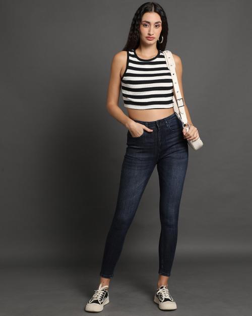 Women Lightly Washed Skinny Fit Jeans