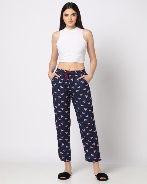Women Printed Relaxed Fit Pyjamas