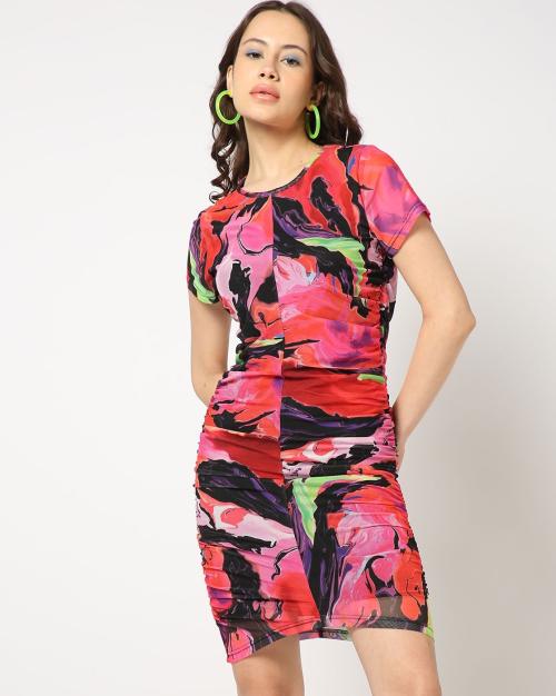 Women Printed Bodycon Dress