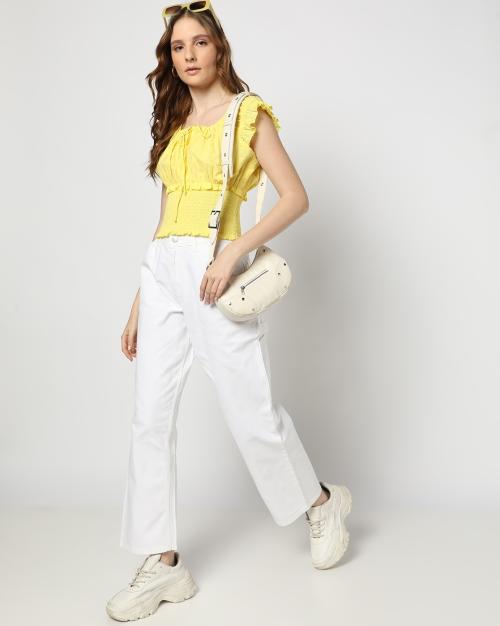 Women Regular Fit Smocked Top