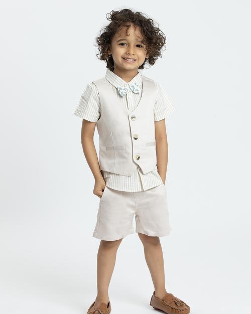 Boys Cotton Suit Set