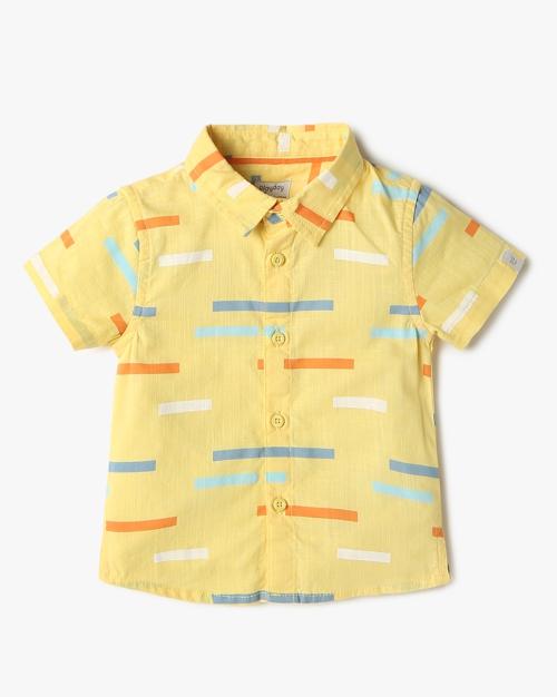Boys Printed Regular Fit Shirt
