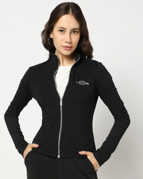 Buy Women Fitted Track Jacket Online at Best Prices in India JioMart.