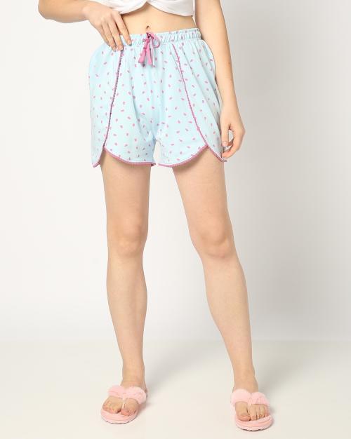 Women Printed Panelled Shorts
