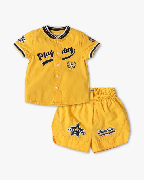 Boys Printed Shirts with Shorts