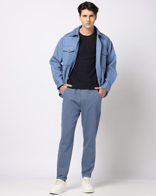 Men Mid-Rise Relaxed Fit Chinos