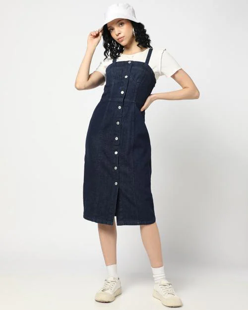 Women Sheath Denim Dress
