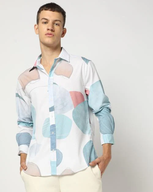 Men Printed Relaxed Fit Shirt