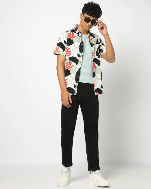 Men Mid-Rise Straight Fit Jeans