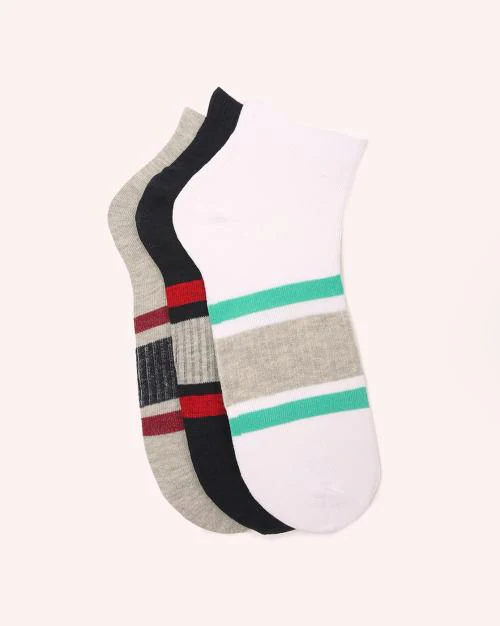 Men Pack of 3 Ankle-Length Socks