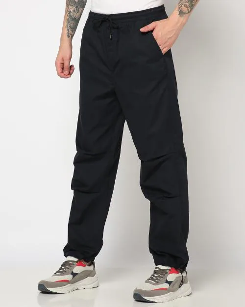 Men Relaxed Fit Parachute Pants