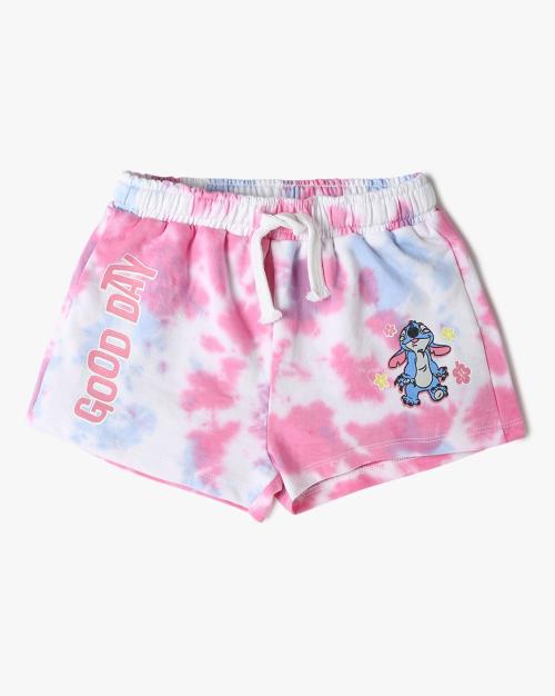 Girls Tie & Dye Regular Fit Shorts