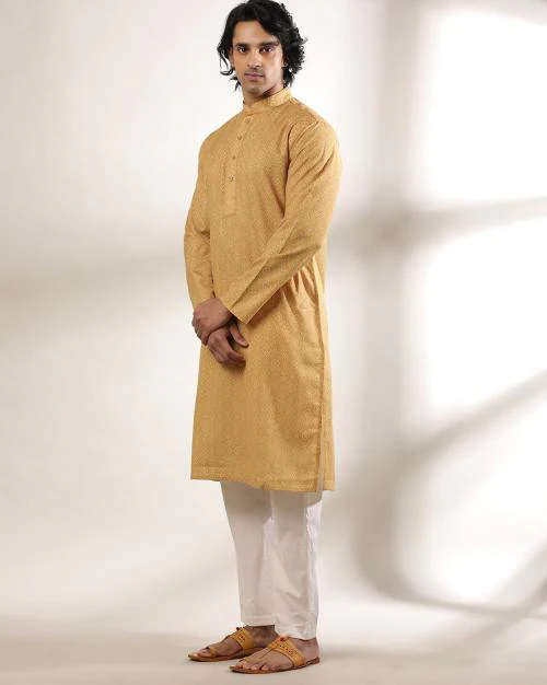 Printed Slim Fit Kurta