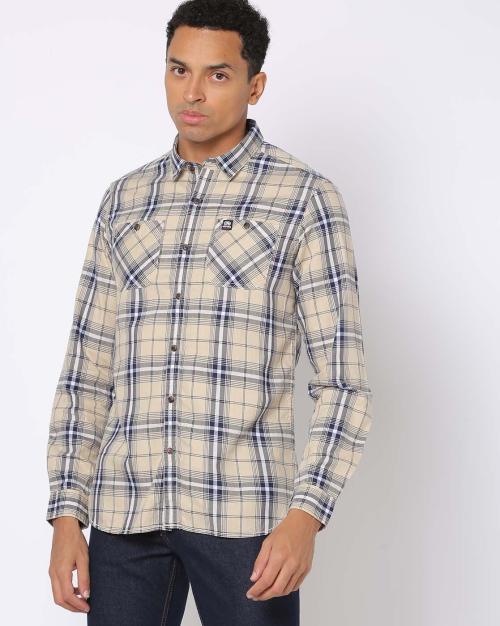 Checked Slim Fit Shirt