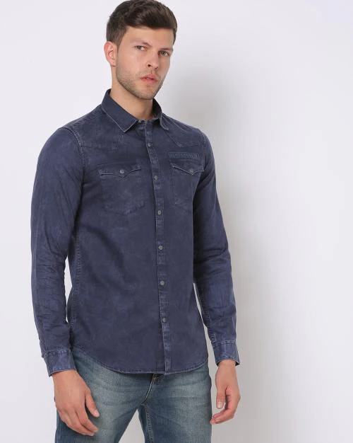 Denim Slim Fit Shirt