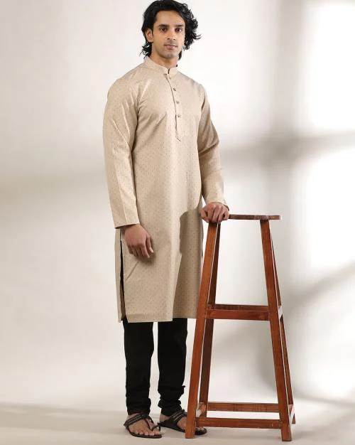 Printed Slim Fit Kurta