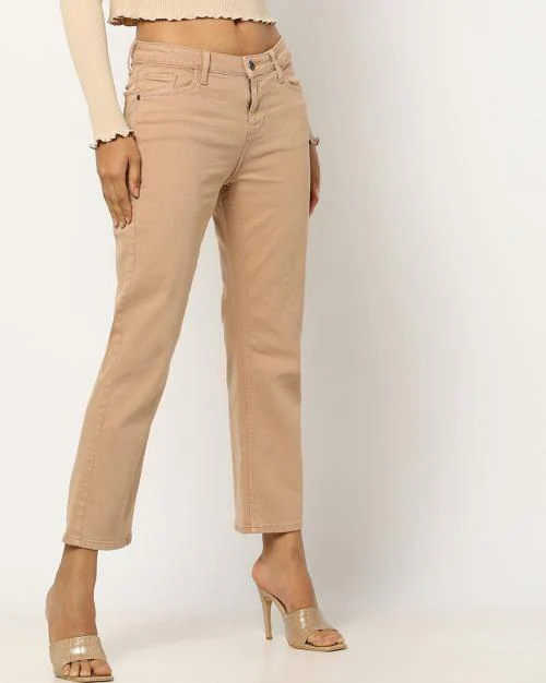 Ankle-Length Flared Jeans