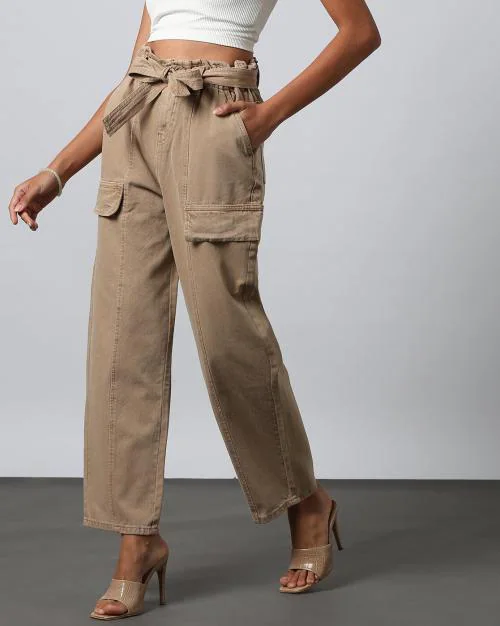 Women High-Rise Boyfriend Jeans