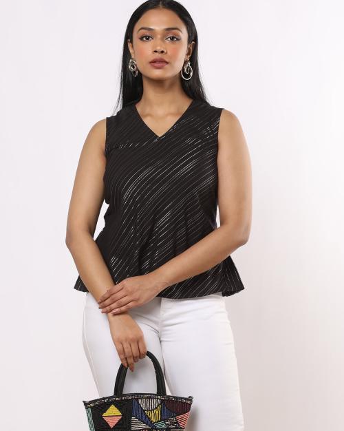 Women V-Neck Top