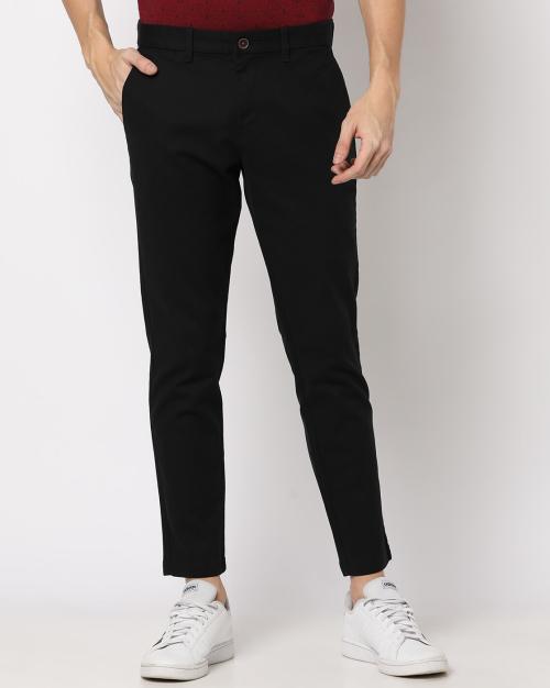 Flat-Front Trousers with Insert Pockets