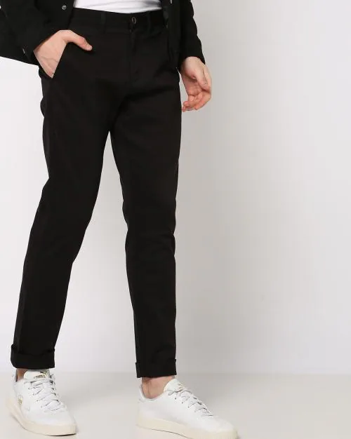 Buy FlatFront Tapered Fit Pants Online at Best Prices in India JioMart.