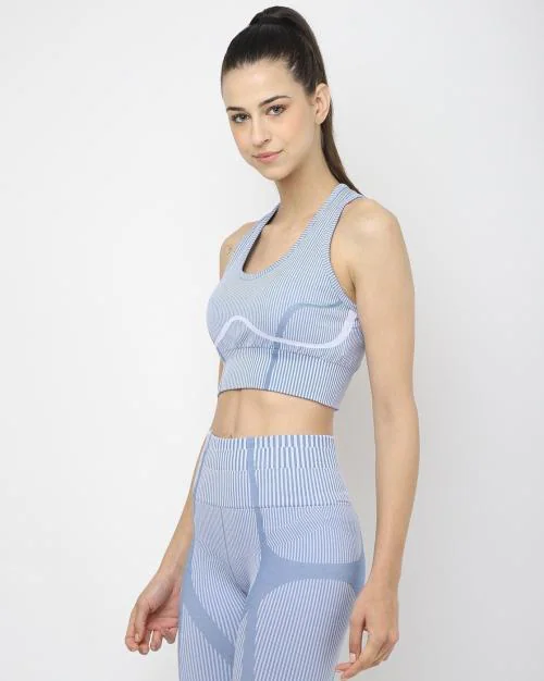 Striped Sports Bra