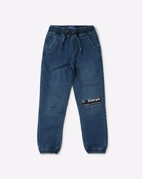 Buy Lightly Washed Jogger Jeans Online at Best Prices in India JioMart.