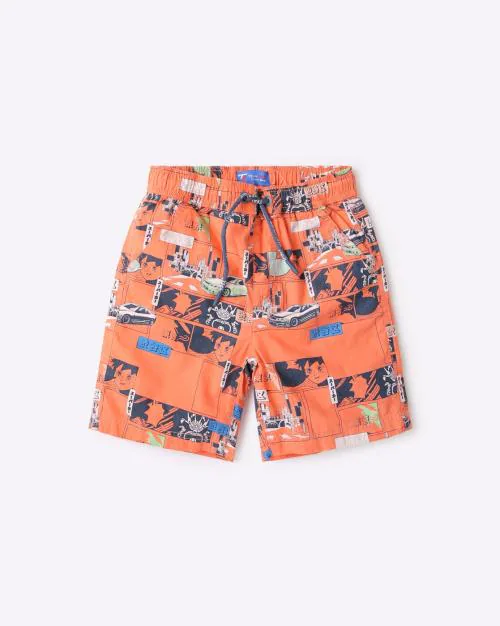 Graphic Print Shorts