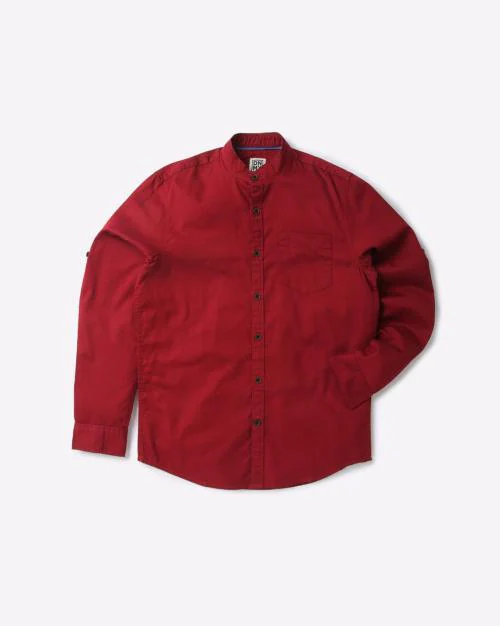 Shirt with Patch Pocket