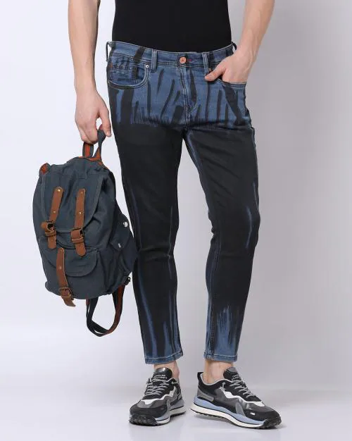 Men Mid-Rise Cropped Fit Jeans