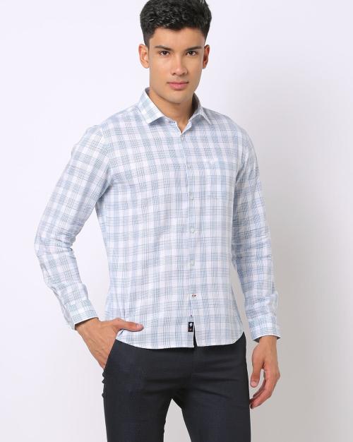 Checked Slim Fit Shirt