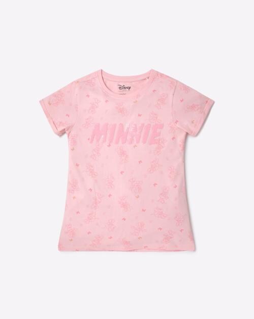Minnie Mouse Print T-Shirt