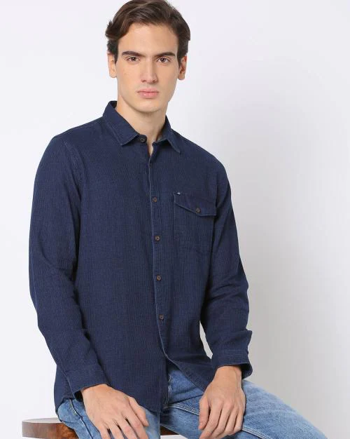 Shirt with Flap Pocket