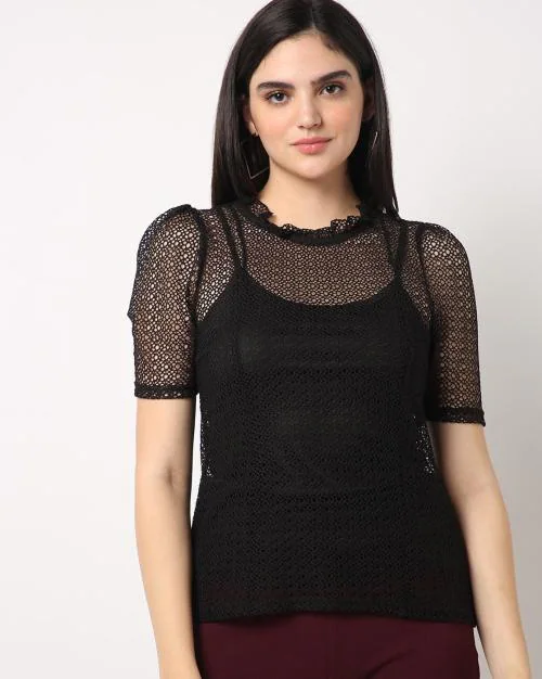 Lace Top with Camisole
