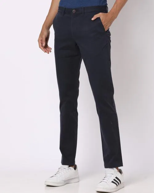 Buy FlatFront Tapered Fit Chinos Online at Best Prices in India JioMart.