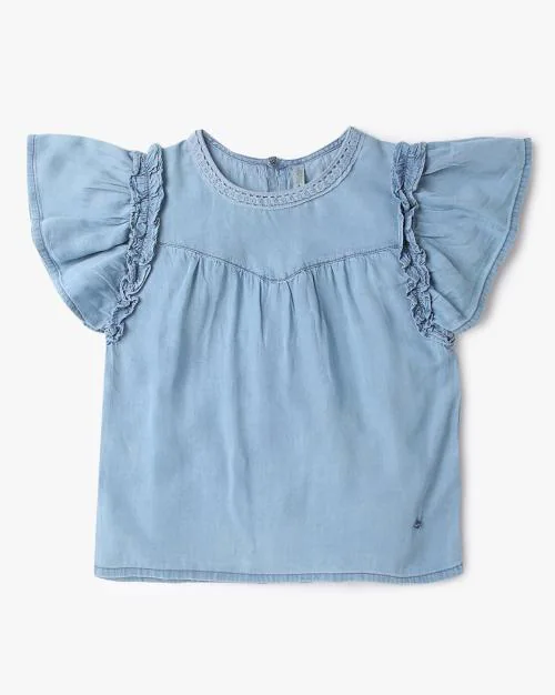 Top with Cape Sleeves