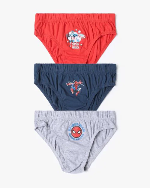 Pack of 3 Spider-Man Print Briefs
