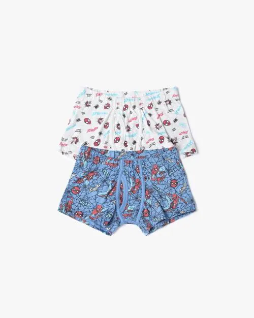 Pack of 2 Spiderman Print Briefs