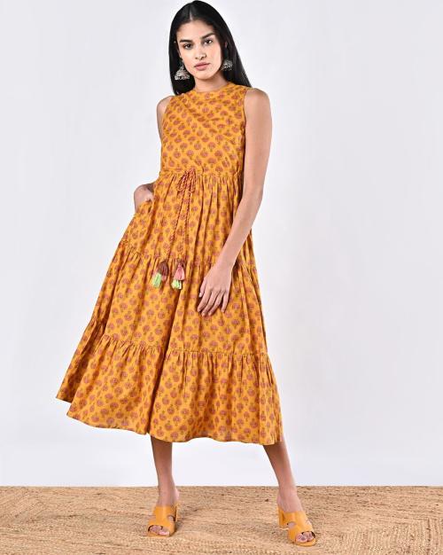 Women Printed Fit & Flare Dress