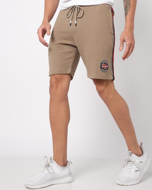 Ottaman Knit Shorts with Side Taping